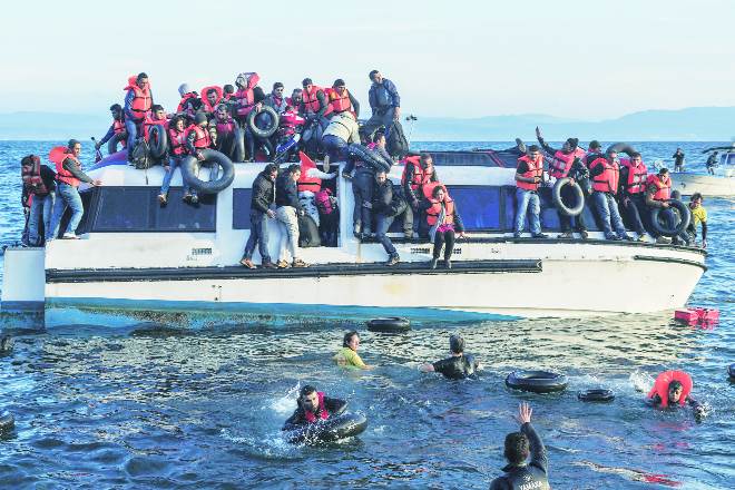 Love and conflict are the dominant themes in Hamid's new book, Exit West, but the author also hints at a dystopian future where even places like London and San Francisco are not spared the divisiveness of migration. 