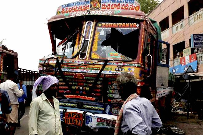 13 dead as truck runs over people outside police station in Andhra ...