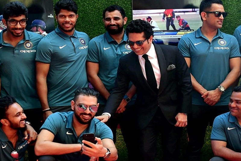 Sachin A billion dreams, sachin, sachin tendulkar, indian cricket team attends screening of sachin's film, indian cricket team, indian team, virat kohli, tendulkar, kohli, virat kohli, yuvraj singh, yuvraj, anushka sharma, ms dhoni, dhoni, mahendra singh dhoni, icc champions trophy, icc champions trophy 2017, champions trophy, a billion dreams, cricket news