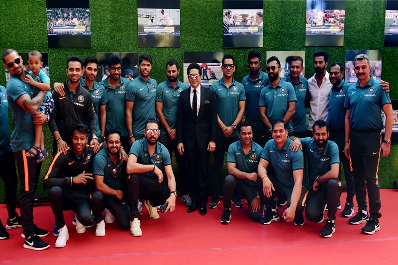 Sachin A billion dreams, sachin, sachin tendulkar, indian cricket team attends screening of sachin's film, indian cricket team, indian team, virat kohli, tendulkar, kohli, virat kohli, yuvraj singh, yuvraj, anushka sharma, ms dhoni, dhoni, mahendra singh dhoni, icc champions trophy, icc champions trophy 2017, champions trophy, a billion dreams, cricket news