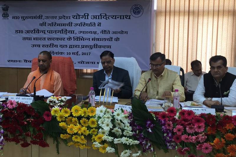 NITI Aayog, Yogi Adityanath, CM Yogi Adityanath, Uttar Pradesh, blueprint to transform Uttar Pradesh, Chief Minister Yogi Adityanath, PMO, NITI Aayog BJP