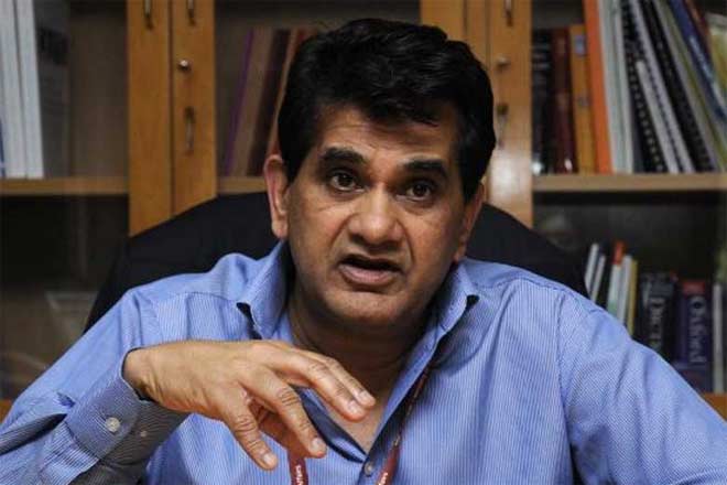 NITI Aayog CEO Amitabh Kant on Tuesday stressed the need to focus on economic development as well as internal security for the country's growth, saying both are closely linked with each other. (PTI) NITI Aayog CEO Amitabh Kant on Tuesday stressed the need to focus on economic development as well as internal security for the country's growth, saying both are closely linked with each other. (PTI)