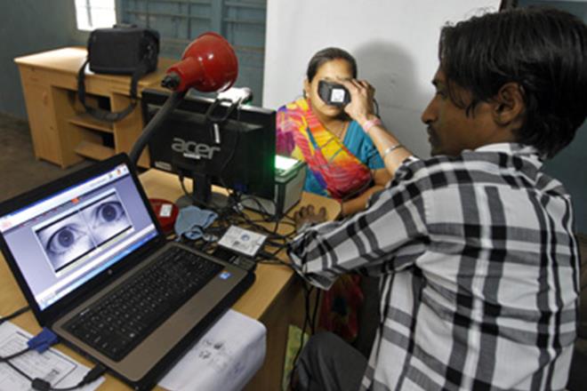 The first ever Aadhaar-authenticated OS uses iris-biometric technology for a secure identification and authentication modality. (Reuters) The first ever Aadhaar-authenticated OS uses iris-biometric technology for a secure identification and authentication modality. (Reuters)