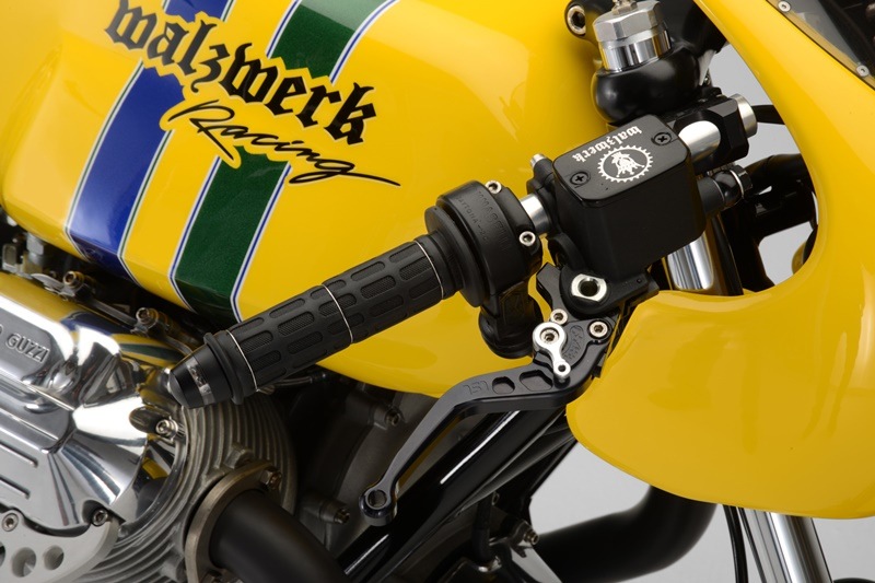 The original 850cc V-Twin on the Moto Guzzi has been bored up to displace 1040cc, and the power has been increased to 90 bhp. The weight of the motorcycle stands at 175 kg. <strong>Also read: <a href="https://www.financialexpress.com/auto/car-news/ayrton-senna-57th-birthday-senna-tribute-formula1-legend-senna-accident/596699/">Remembering Ayrton Senna on his birthday, what made him a legend and the unfortunate accident that took him away</a></strong>