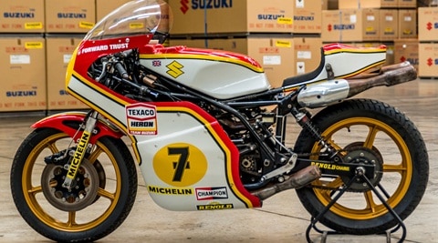 Barry Sheene's title winning XR14 RG500 being restored by Suzuki