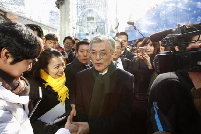 In their first phone conversation, the two leaders "agreed that denuclearising the Korean peninsula is the two countries' common goal," Moon's spokesman Yoon Young-Chan told reporters. In their first phone conversation, the two leaders "agreed that denuclearising the Korean peninsula is the two countries' common goal," Moon's spokesman Yoon Young-Chan told reporters.