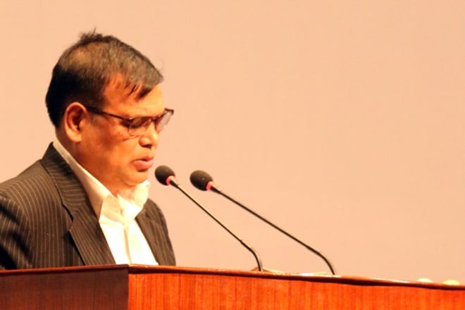 Prime Minister, Finance Minister, Krishna Bahadur Mahara, nepal, budget, fiscal year, nepal budget