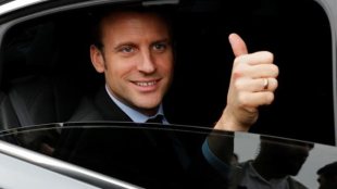 Emmanuel Macron,  French presidential candidate, Frnch election, emails leaked online,  Marine Le Pen.