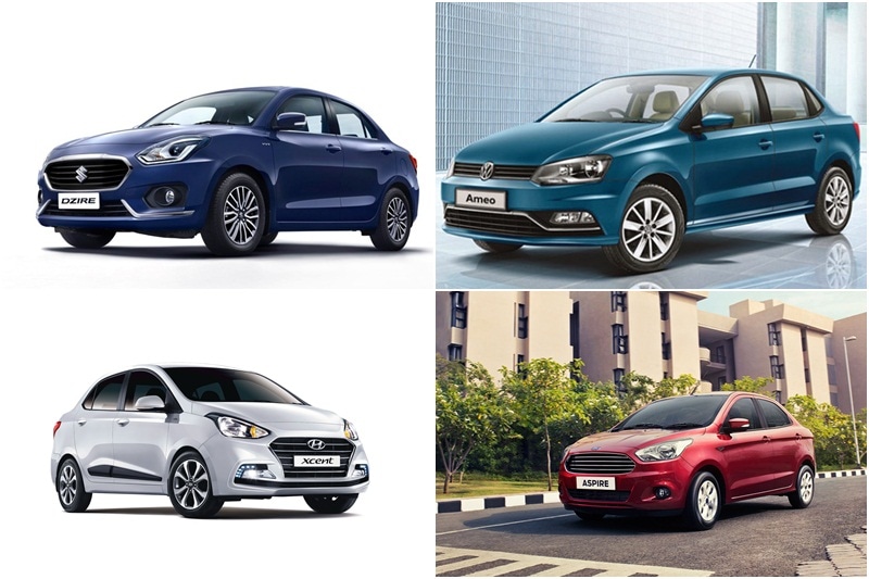 Chassis : The new Dzire benefits from an all new independent platform that Maruti is calling the ‘HEARTECT’ platform which is a derivative of the current Baleno platform. This is likely to translate to better high speed stability and collision strength. Not to mention weight, the Diesel will shed 105 kgs while the Petrol manages a respectable 85 kgs. The Ameo on the other hand is still derivation of the Polo’s platform and the same thing goes for the Xcent and the Aspire which, derive their platforms from the i10 and the Figo respectively.