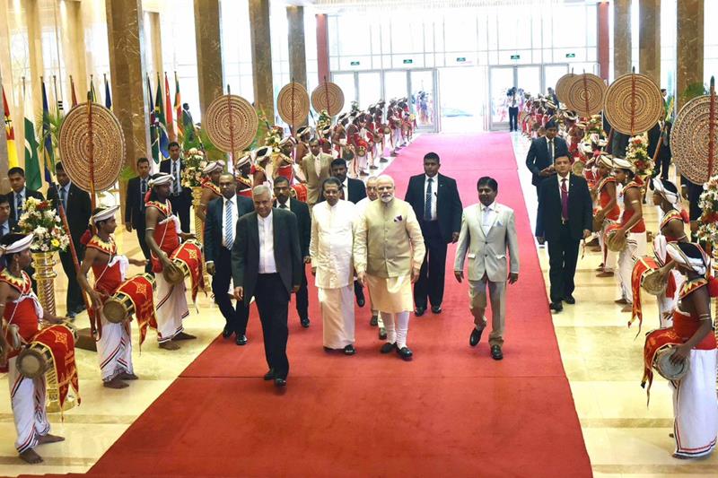 narendra modi sri lanka visit, narendra modi, colombo, sri lanka, international vesak day, buddha day, vesak day, Maithripala Srisena, wickramasinghe