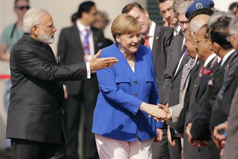 Narendra Modi, Narendra Modi visit to Germany, narendra modi in germany, Narendra Modi visit to Germany, narendra Modi, narendra Modi picture gallery, modi four nation tour, modi live, modi news, modi in germany, narendra modi news, modi images, modi germany images, modi merkel, modi russia, angela merkel, india news