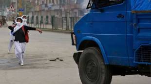 Kashmir, Kashmir students, Stone pelting, Pulwama town, Badgam district, Srinagar-Badgam constituency, Altaf Bukhari