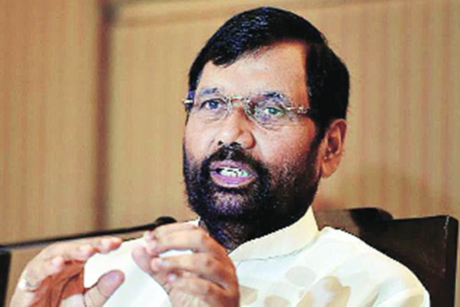 Minister for food and consumer affairs Ram Vilas Paswan. Minister for food and consumer affairs Ram Vilas Paswan.