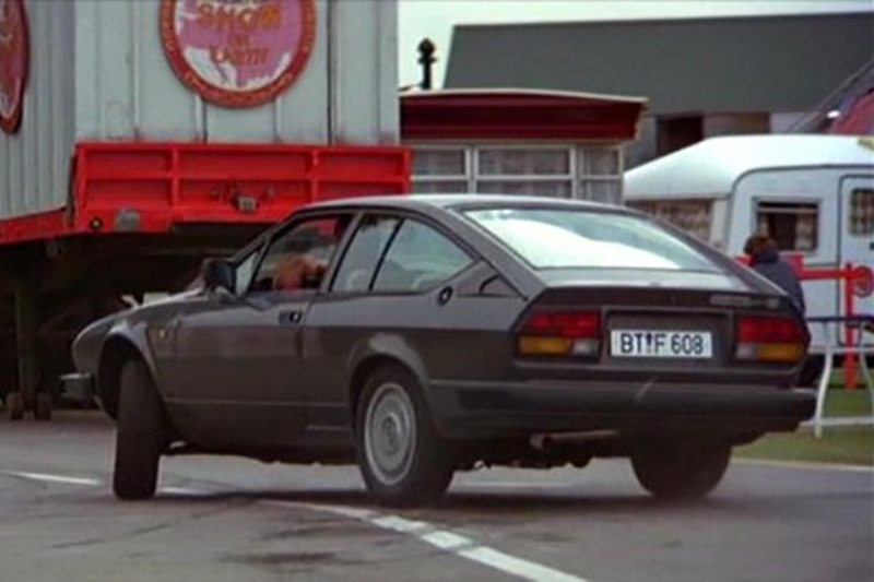 1981 Alfa Romeo GTV6: This trans-axle rear wheel drive Alfa, that showed up in Octopussy, was  perfect car chase material. A proper V6 in the front pushing power to the rear meant that Polizei BMWs were left eating dirt. (Image Source: roadandtrack.com)