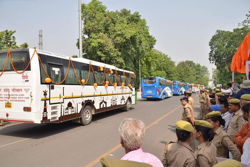 Yogi Adityanath, Yogi Adityanath buses, uttar pradesh, uttar pradesh buses, up buses, Volvo, Scania, online booking, Uttar pradesh transport, UP State Road Transport Corporation