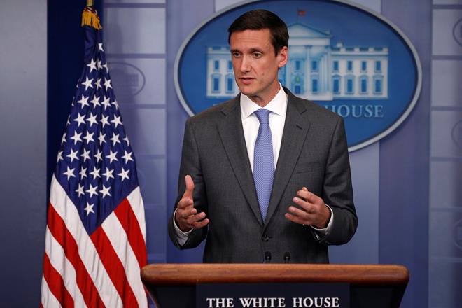 White House Homeland Security Advisor Tom Bossert speaks to reporters about the global WannaCry "ransomware" cyber attack, prior to the daily briefing at the White House in Washington, US May 15. (Reuters) White House Homeland Security Advisor Tom Bossert speaks to reporters about the global WannaCry "ransomware" cyber attack, prior to the daily briefing at the White House in Washington, US May 15. (Reuters)