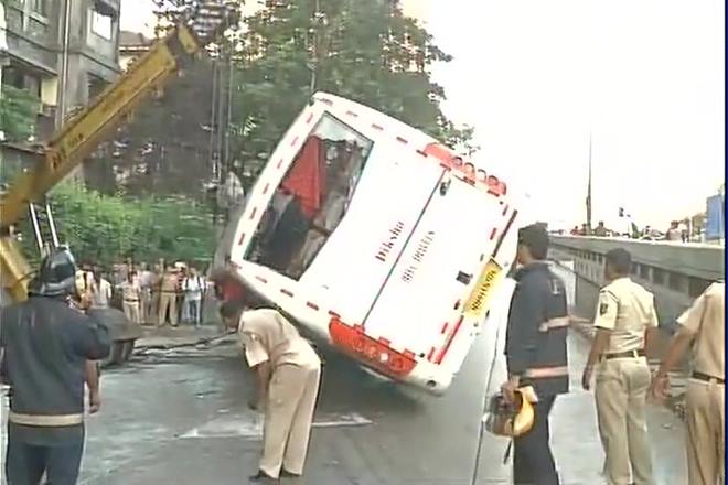 The Mumbai Police has taken the driver of the vehicle in their custody for further investigation. (ANI)