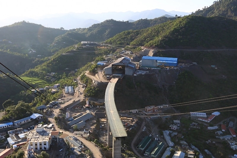 Chenab bridge, Chenab bridge images, Chenab bridge project details