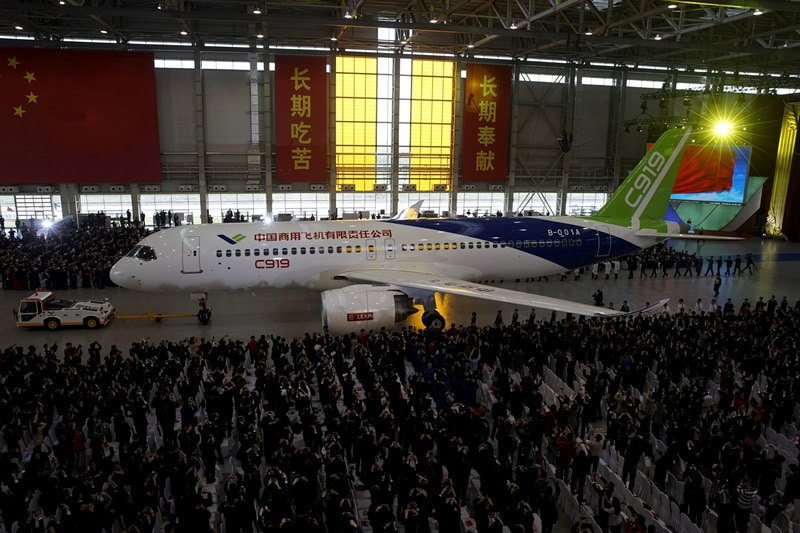 =china, china passenger jet, china passenger jet c919, c919 jet, shanghai, china shanghai, comac, comac passenger jet
