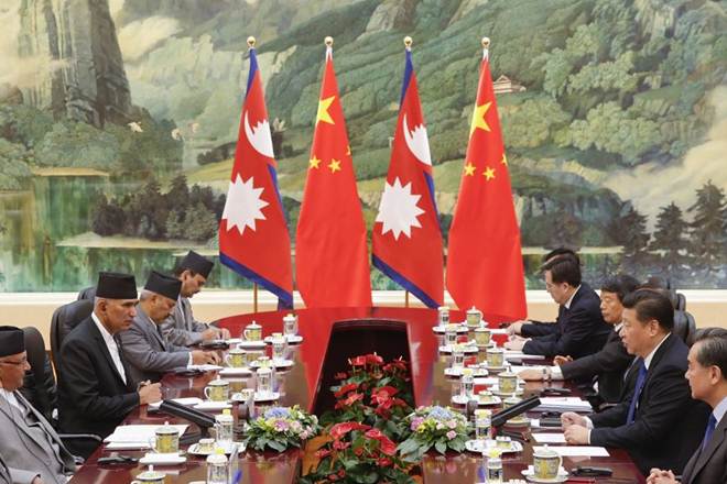 China's proposal for an economic corridor through India, Nepal and China came after visiting Nepalese Foreign Minister Pradeep Kumar Gyawali held talks with his Chinese counterpart Wang Yi. (Representative Photo, Reuters) China's proposal for an economic corridor through India, Nepal and China came after visiting Nepalese Foreign Minister Pradeep Kumar Gyawali held talks with his Chinese counterpart Wang Yi. (Representative Photo, Reuters)