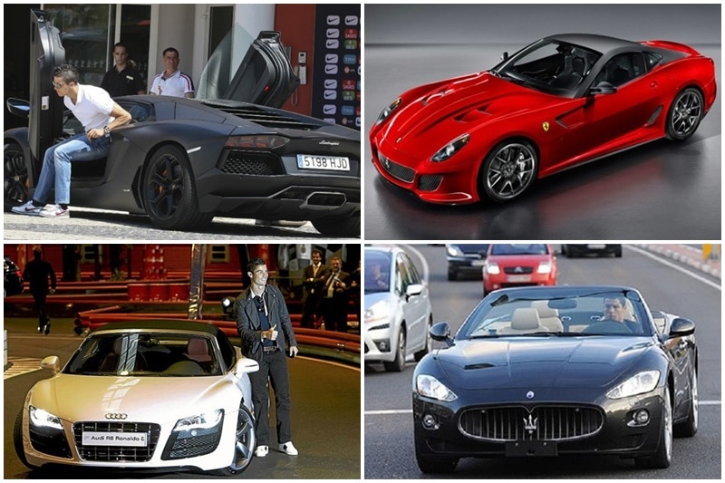 With net worth of about £200-250 million, with a weekly salary of £365,000 and a ginormous fan following around the world, Cristiano Ronaldo is one of the few people in the world who've got it all. The world renowned football star has a lifetime contract with the sports giant Nike and has endorsement deals with the likes of Armani, Tag Heuer, PokerStars and Castrol. The Portugese footballer is also a massive petrolhead at heart, something clearly evident in his collection of cars.