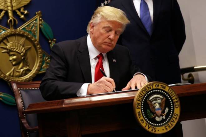 US President Donald Trump is planning to sign an executive order on Thursday that could allow churches and other religious organisations to become more active politically. (Reuters) US President Donald Trump is planning to sign an executive order on Thursday that could allow churches and other religious organisations to become more active politically. (Reuters)