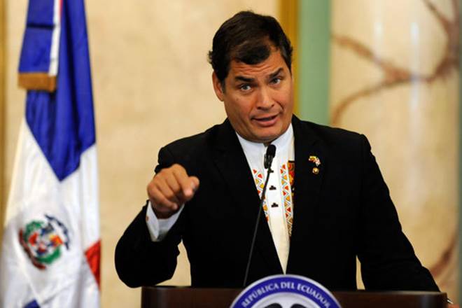 Ecuadoran President Rafael Correa. (Reuters)