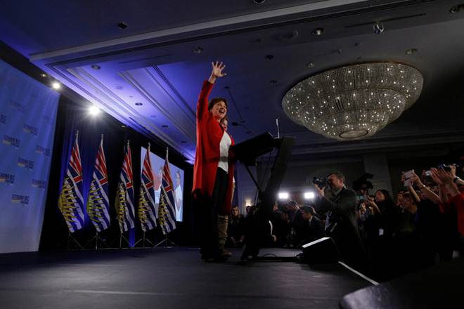 British, Columbia, Columbia Green Party, New Democratic Party