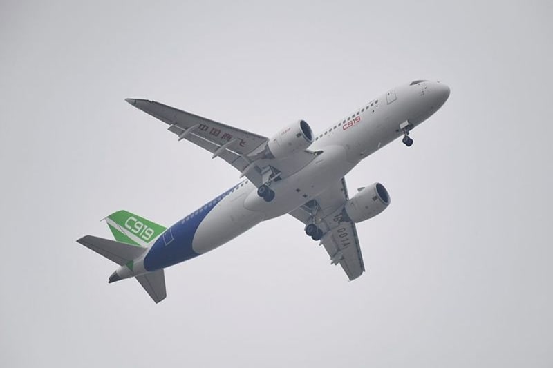 The C919, nicknamed "Big Nine" and "Fatty Nine", has chalked up 570 firm orders and commitments from 23 customers, mainly Chinese state-backed airlines and leasing companies. (Reuters)