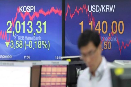 South Korea won strengthens on expansionary policy hopes, stocks rebound