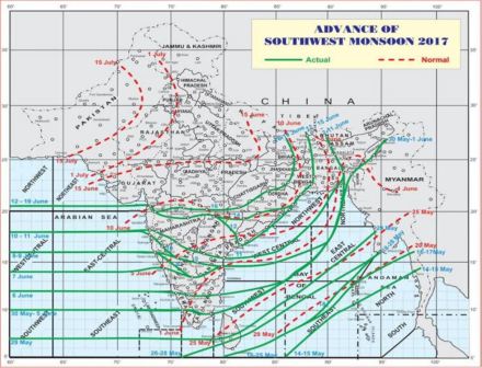 The met department has prepared experimental forecasts in the area spanning 12 km x 12 km patches of land for several hundred blocks. The met department has prepared experimental forecasts in the area spanning 12 km x 12 km patches of land for several hundred blocks.