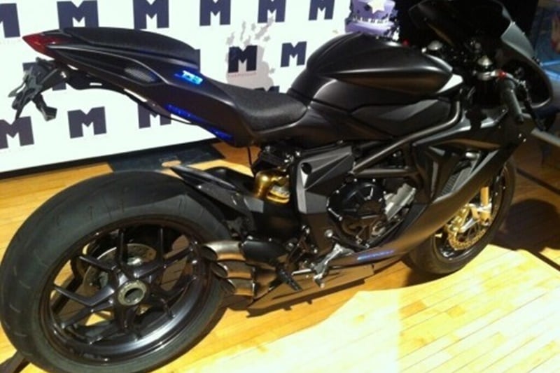 MV Augusta F3: Justin likes to call it the Bat Bike. The MV Augusta was a present to him on his 19th birthday from his father. This isn't an exhaustive list. Bieber also has a Porsche 997 Turbo and a Lamborghini Aventador. (Image: Celebritycarsblog)