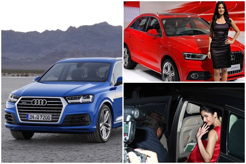 Katrina Kaif: From being a model to being a fantastic dancer and bagging herself roles in action films like Bang Bang, Katrina Kaif's success story shows in her car collection. She seems to have a liking for Audi, as she has two of them in her garage - a Q3 and the flagship Q7. It's clear that SUVs are her choice of wheels on the road. (Image: Indian Express and 1230carswallpapers)