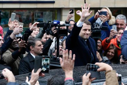 Donald Trump had backed neither Emmanuel Macron nor his far-right rival Marine Le Pen ahead of the vote's second round. (AP)