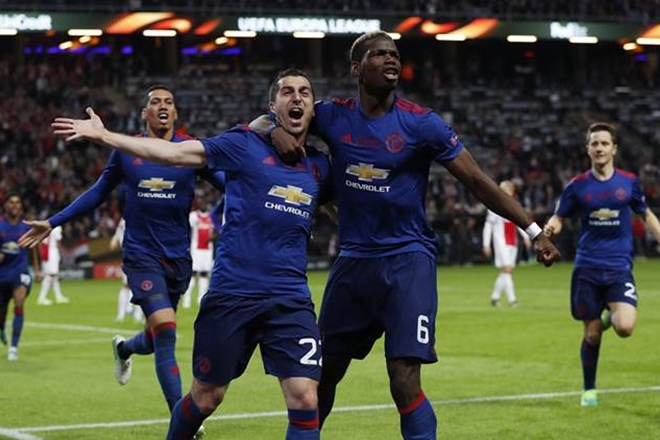 Henrikh Mkhitaryan and Paul Pogba scored the two goals in the final. (Reuters) Henrikh Mkhitaryan and Paul Pogba scored the two goals in the final. (Reuters)