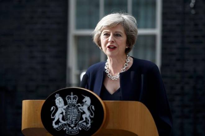 British Prime Minister Theresa May. (Reuters) British Prime Minister Theresa May. (Reuters)