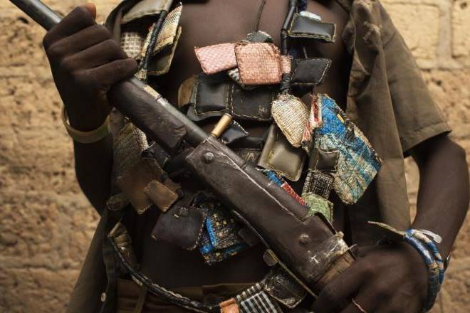 As many as 100 people were killed last week in militia violence in southern Central African Republic and fighting fuelled by ethnic and religious rivalries is spreading, the United Nations said on Tuesday. (Reuters)