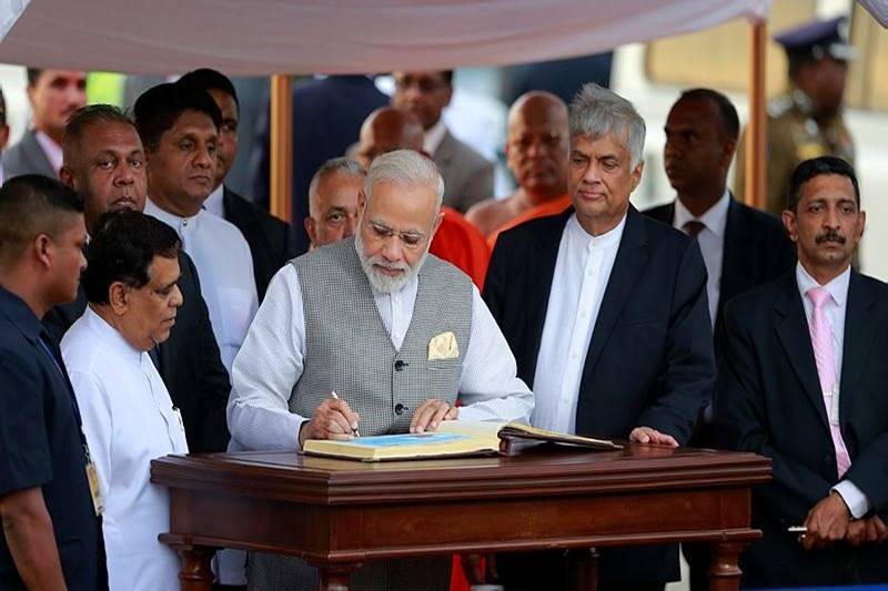 PM Narendra Modi, Sri Lanka, Buddhist Seema Malaka temple, Colombo, narendra modi srilanka visit, Ranil Wickremesinghe, United Nations Vesak Day celebrations