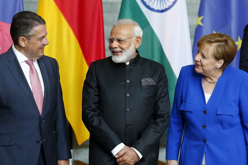 Narendra Modi, Narendra Modi visit to Germany, narendra modi in germany, Narendra Modi visit to Germany, narendra Modi, narendra Modi picture gallery, modi four nation tour, modi live, modi news, modi in germany, narendra modi news, modi images, modi germany images, modi merkel, modi russia, angela merkel, india news