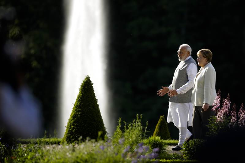 Narendra Modi, Narendra Modi visit to Germany, narendra modi in germany, Narendra Modi visit to Germany, narendra Modi, narendra Modi picture gallery, modi four nation tour, modi live, modi news, modi in germany, narendra modi news, modi images, modi germany images, modi merkel, modi russia, angela merkel, india news