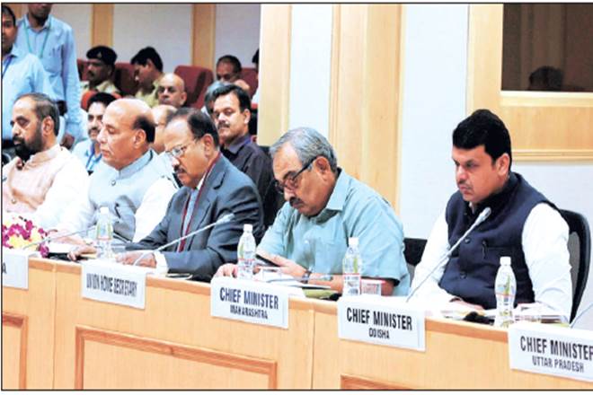 The meeting comes a fortnight after 25 CRPF personnel were killed in a Maoist attack in Sukma district of Chhattisgarh. The meeting comes a fortnight after 25 CRPF personnel were killed in a Maoist attack in Sukma district of Chhattisgarh.