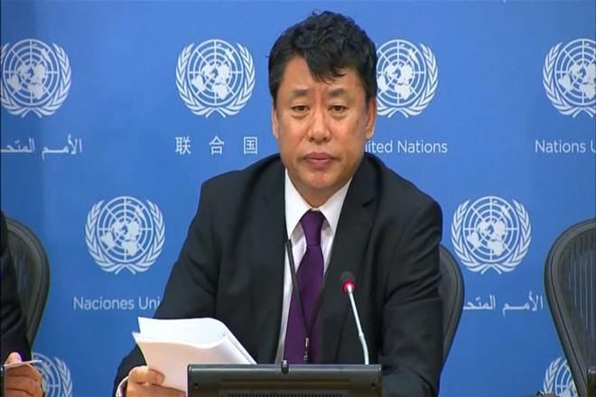 North Korea tested a Hwangsong-12 ICBM on May 14 which the council criticized, while the US tested ICBMs on April 26 and May 3 without criticism, the Pyongyang envoy said. " (Reuters) North Korea tested a Hwangsong-12 ICBM on May 14 which the council criticized, while the US tested ICBMs on April 26 and May 3 without criticism, the Pyongyang envoy said. " (Reuters)