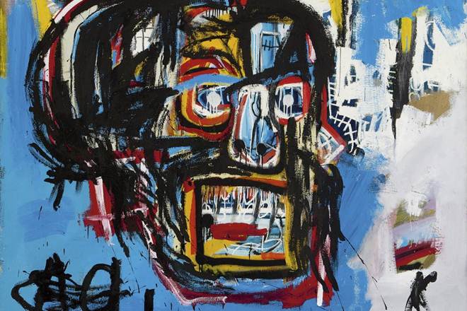 A 1982 untitled painting by American artist Jean-Michel Basquiat has fetched a whopping USD 110.5 million at an auction here, making it the sixth most expensive artwork ever auctioned. (Source: Twitter/@okayplayer ) A 1982 untitled painting by American artist Jean-Michel Basquiat has fetched a whopping USD 110.5 million at an auction here, making it the sixth most expensive artwork ever auctioned. (Source: Twitter/@okayplayer )