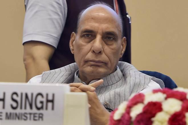 Home Minister Rajnath Singh today assured the central paramilitary personnel that he will personally check every month that any complaint registered by them on an app launched by his ministry is speedily addressed. (PTI) Home Minister Rajnath Singh today assured the central paramilitary personnel that he will personally check every month that any complaint registered by them on an app launched by his ministry is speedily addressed. (PTI)