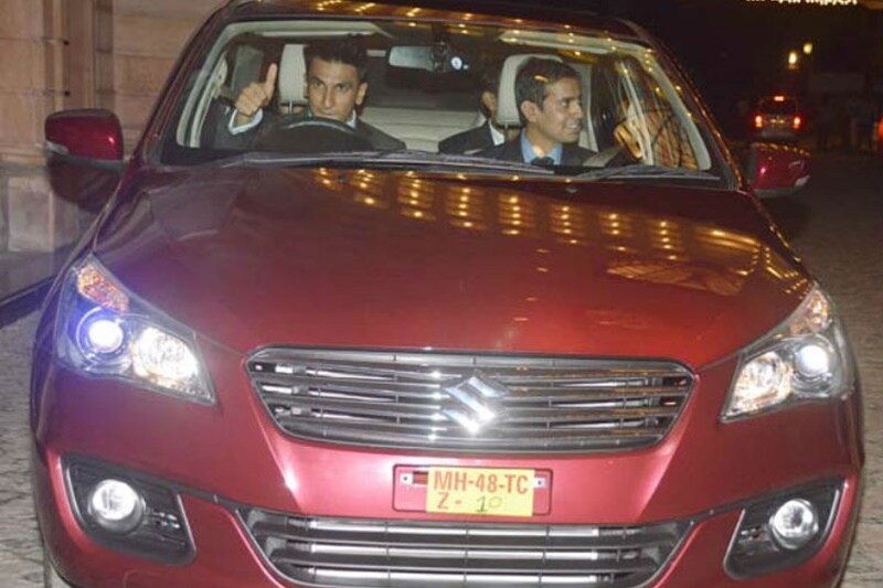 You'll be surprised to know Ranveer also owns a Maruti Suzuki Ciaz, the only budget car in his collection. Well, that's because it is a present to him from Maruti. He has had it since its launch in 2014, and he represents the Ciaz brand. (Image: Bollywoodlife)