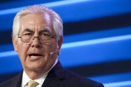 The Arctic agreement Tillerson signed with foreign ministers from the other seven nations of the council made only a passing reference to the Paris pact. (Reuters) The Arctic agreement Tillerson signed with foreign ministers from the other seven nations of the council made only a passing reference to the Paris pact. (Reuters)