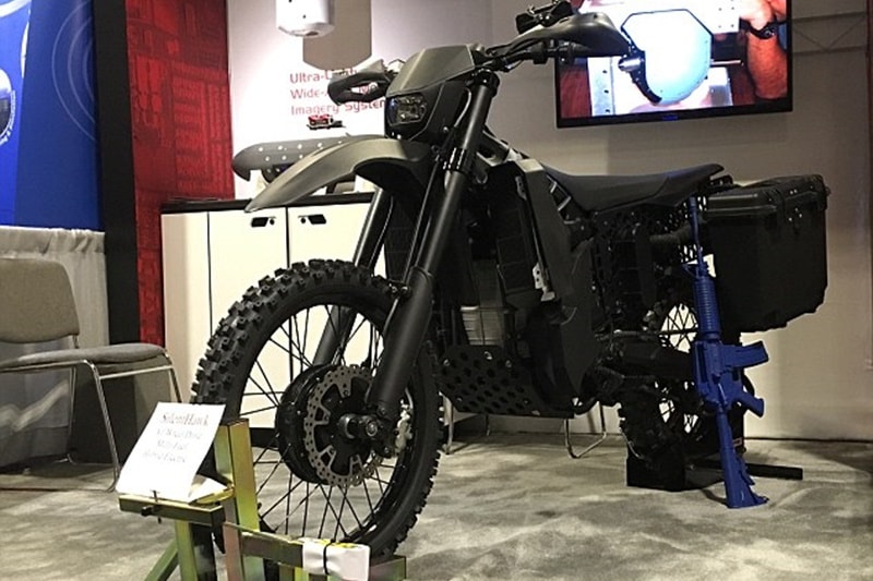 Logos Technologies says that the motorcycle's louder mode will only be slightly louder than an average vacuum cleaner, upto 75 decibels. The Silent Hawk is capable of doing 88 kmph on rough terrains using its hybrid engine. The combustion engine can be removed, making the Silent Hawk all electric and shedding a lot of weight.