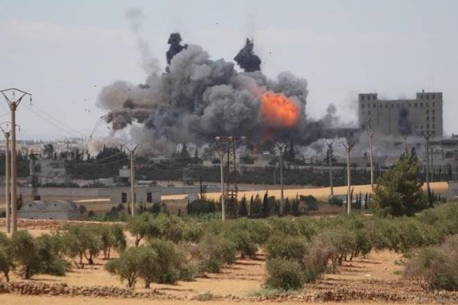 The U.S-led coalition on Tuesday denied its warplanes bombed a Syrian border town in the Islamic held eastern province of Deir al-Zor, a day after a war monitor and activists said air strikes there had killed scores of civilians, including children. (Representative photo: Reuters) The U.S-led coalition on Tuesday denied its warplanes bombed a Syrian border town in the Islamic held eastern province of Deir al-Zor, a day after a war monitor and activists said air strikes there had killed scores of civilians, including children. (Representative photo: Reuters)