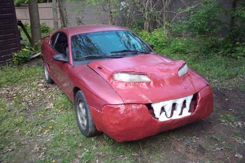 Some like to refer to there cars as a monster. This man took this feeling a bit too seriously.