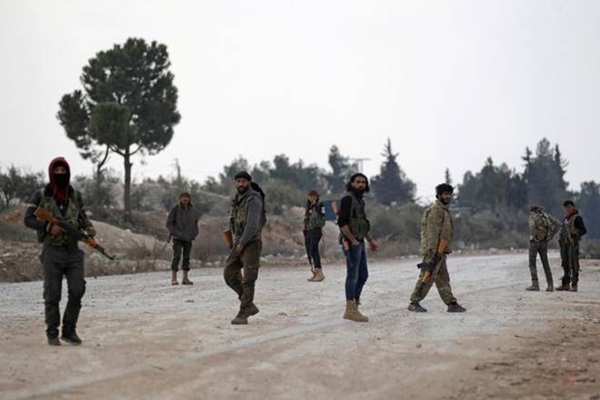 At least 21 fighters from a Syrian Islamist rebel group were killed on Sunday in an attack on a village in Syria's northwestern province of Idlib. (Reuters) At least 21 fighters from a Syrian Islamist rebel group were killed on Sunday in an attack on a village in Syria's northwestern province of Idlib. (Reuters)